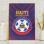 Afro Haiti Football Canvas Wall Art Come On Les Grenadiers