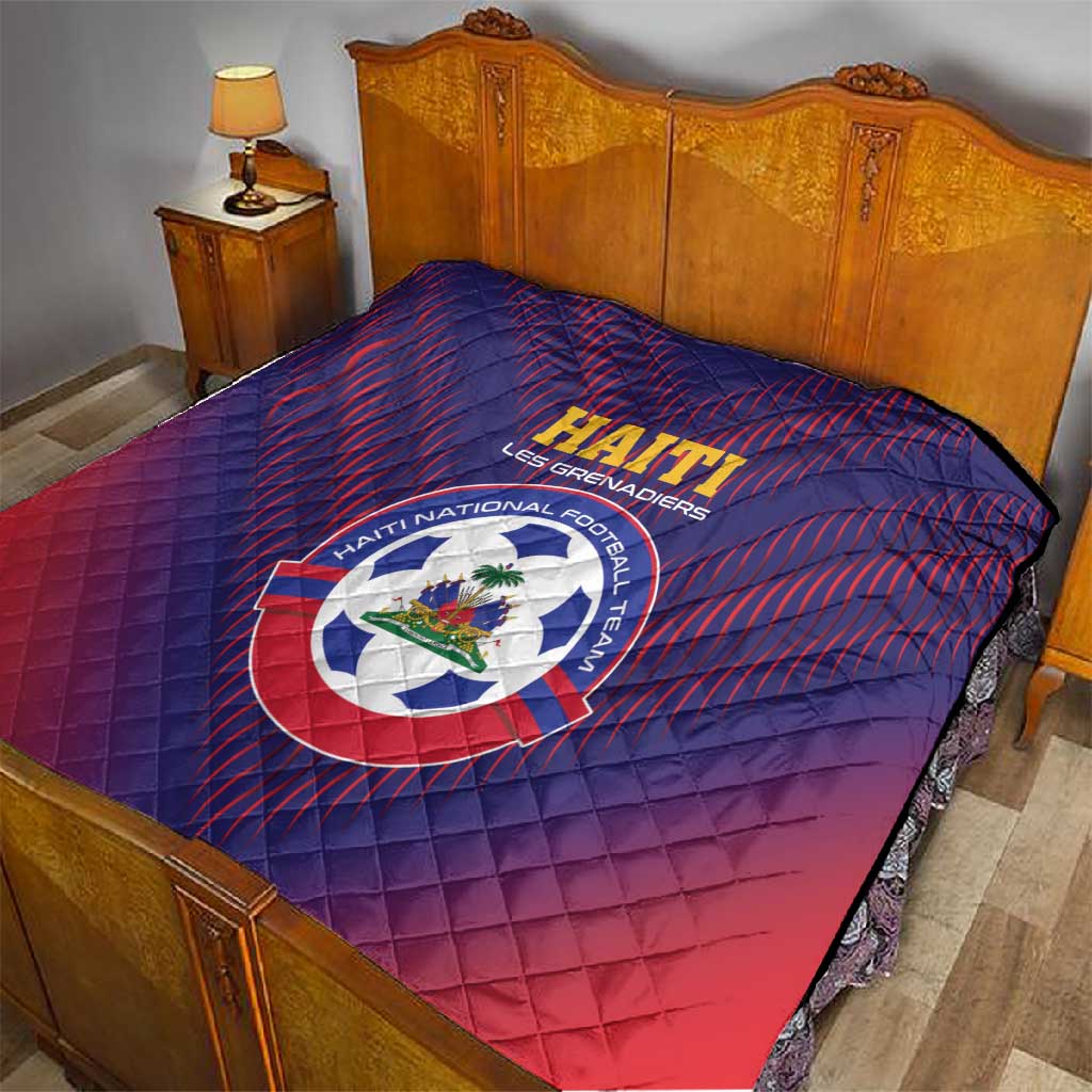 Afro Haiti Football Quilt Come On Les Grenadiers