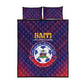 Afro Haiti Football Quilt Bed Set Come On Les Grenadiers