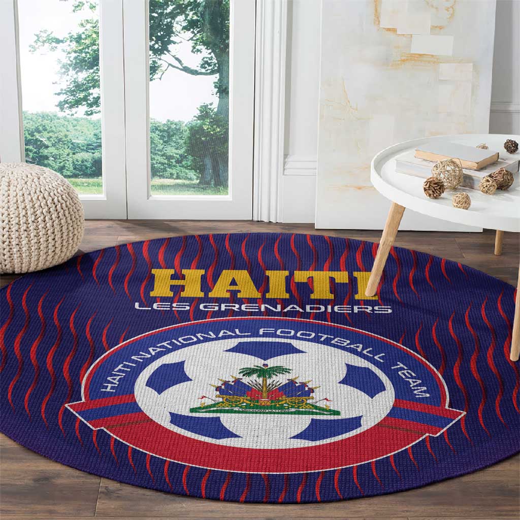 Afro Haiti Football Round Carpet Come On Les Grenadiers