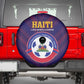 Afro Haiti Football Spare Tire Cover Come On Les Grenadiers
