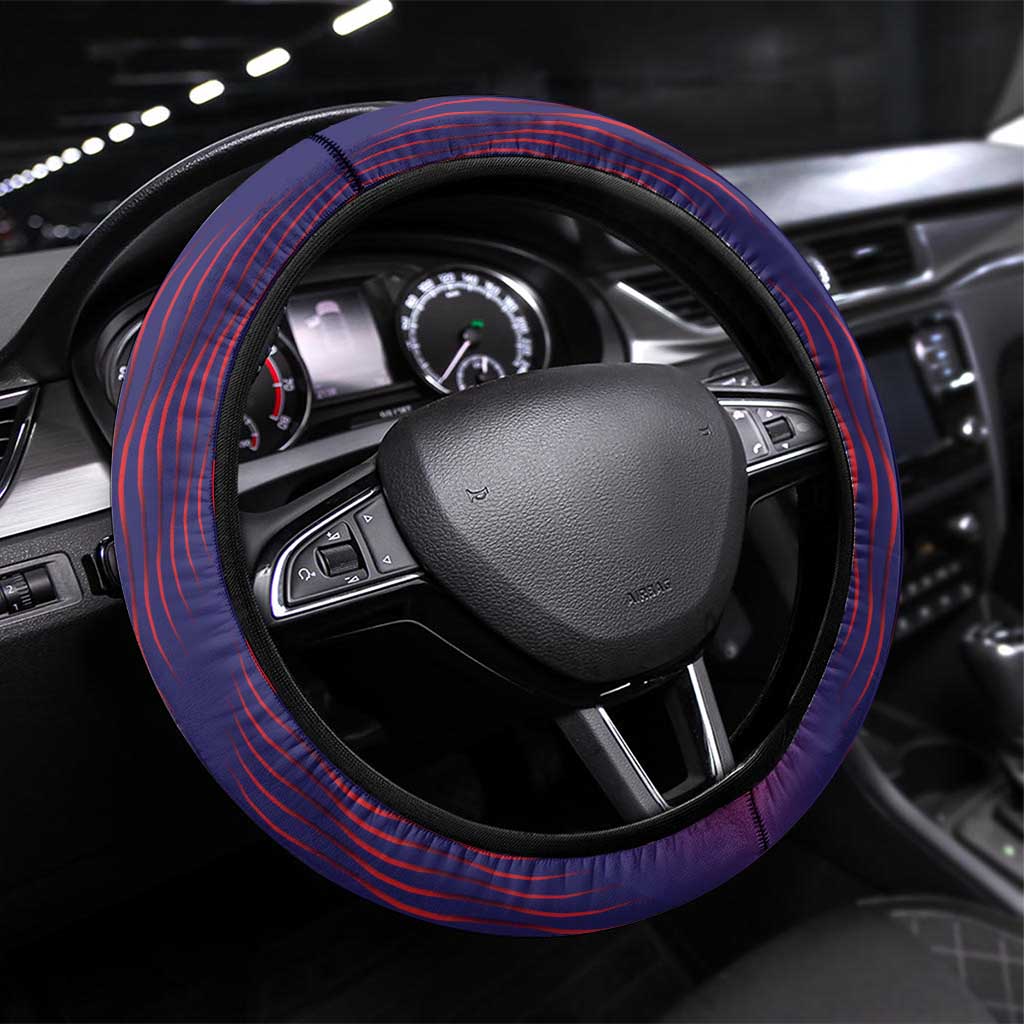 Afro Haiti Football Steering Wheel Cover Come On Les Grenadiers