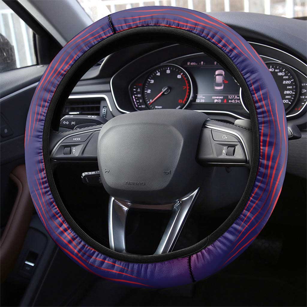 Afro Haiti Football Steering Wheel Cover Come On Les Grenadiers