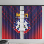 Afro Haiti Football Window Curtain Come On Les Grenadiers