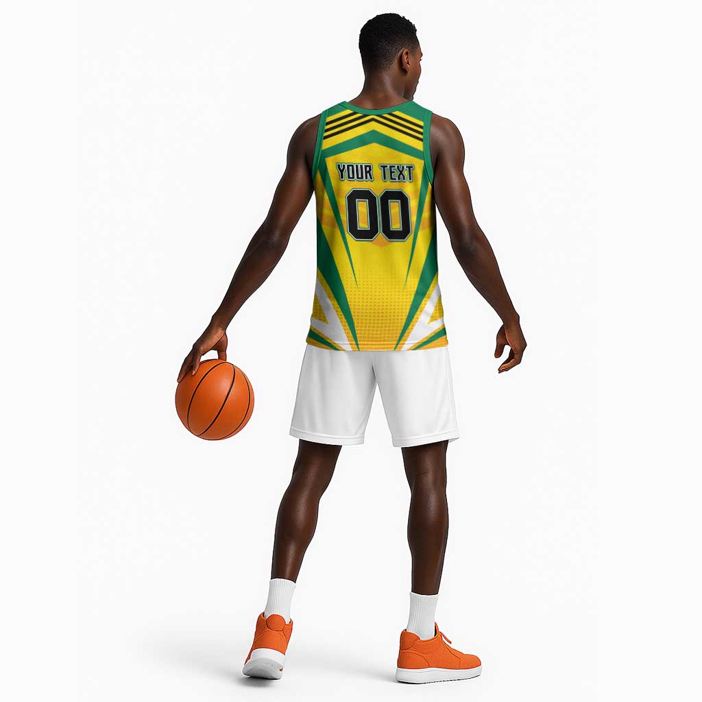 Custom Cricket Jamaica Basketball Jersey Scorpions We Made Legends LT01