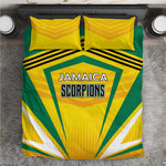 Cricket Jamaica Bedding Set Scorpions We Made Legends