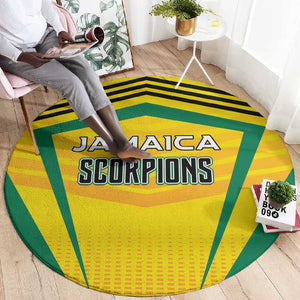 Cricket Jamaica Round Carpet Scorpions We Made Legends