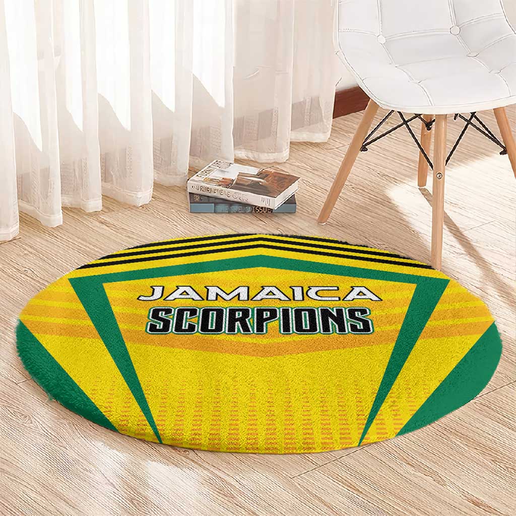 Cricket Jamaica Round Carpet Scorpions We Made Legends