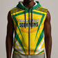 Custom Cricket Jamaica Sleeveless Zip Hoodie Scorpions We Made Legends - African Pride