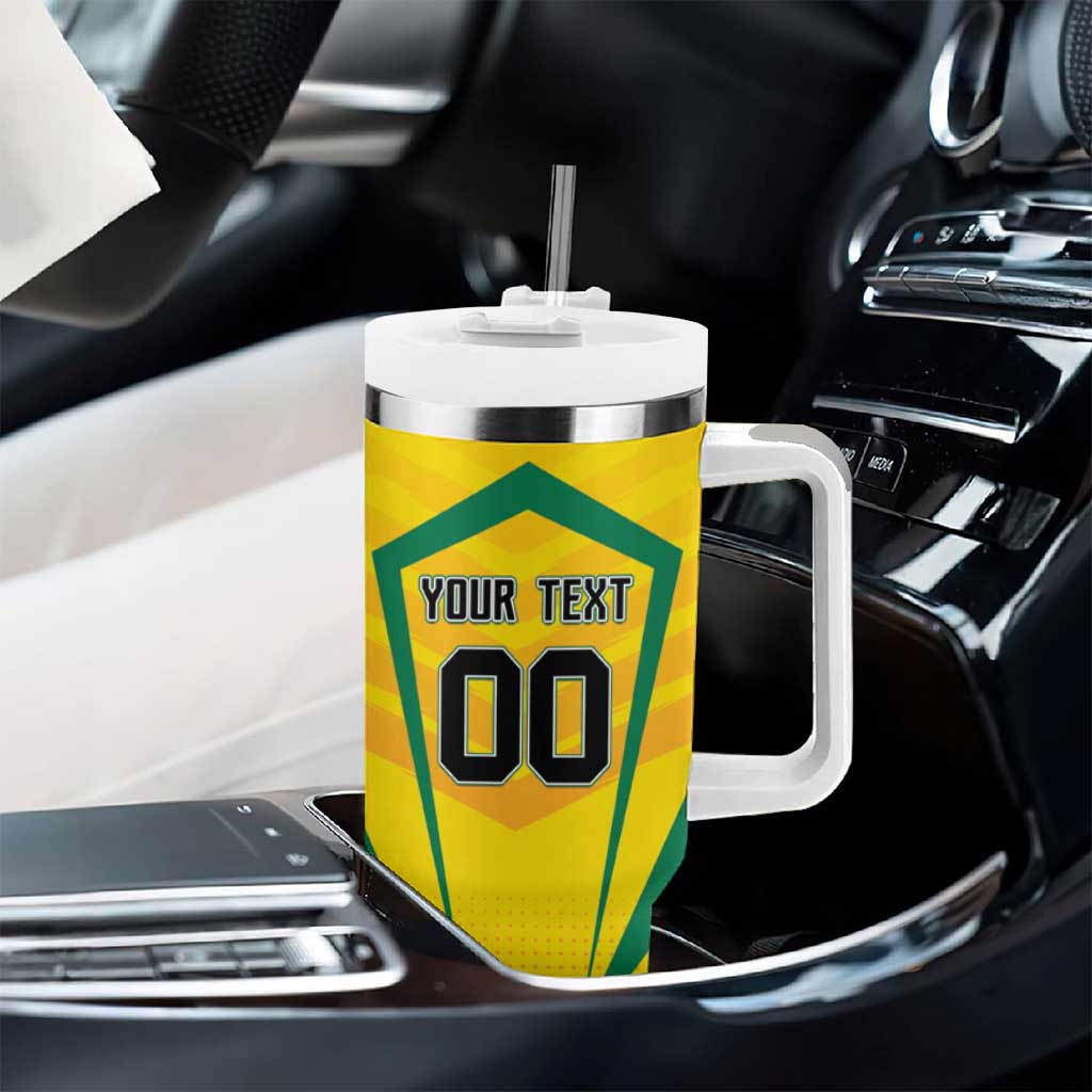 Custom Cricket Jamaica Tumbler With Handle Scorpions We Made Legends