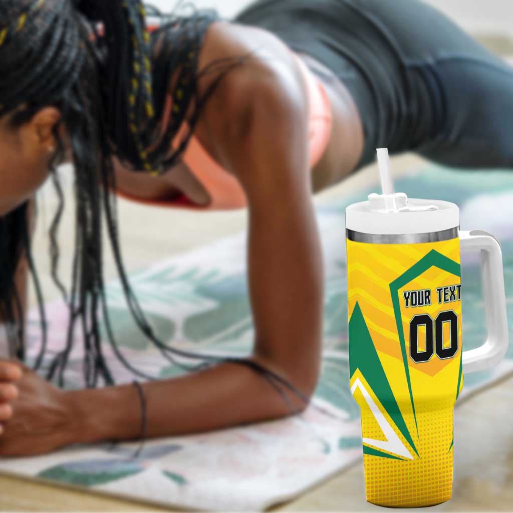 Custom Cricket Jamaica Tumbler With Handle Scorpions We Made Legends