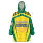 Custom Cricket Jamaica Wearable Blanket Hoodie Scorpions We Made Legends