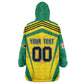 Custom Cricket Jamaica Wearable Blanket Hoodie Scorpions We Made Legends