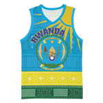 Personalized Rwanda Basketball Jersey Coat of Arms With African Pattern LT01