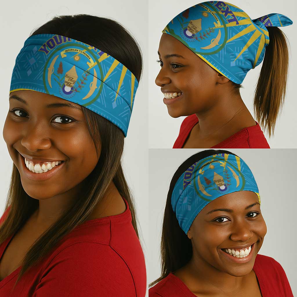 Rwanda Neck Gaiter Coat of Arms African Pattern LT01