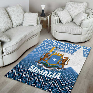 Somalia Independence Day Area Rug African Leopard Pattern