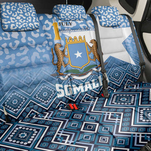 Somalia Independence Day Back Car Seat Cover African Leopard Pattern