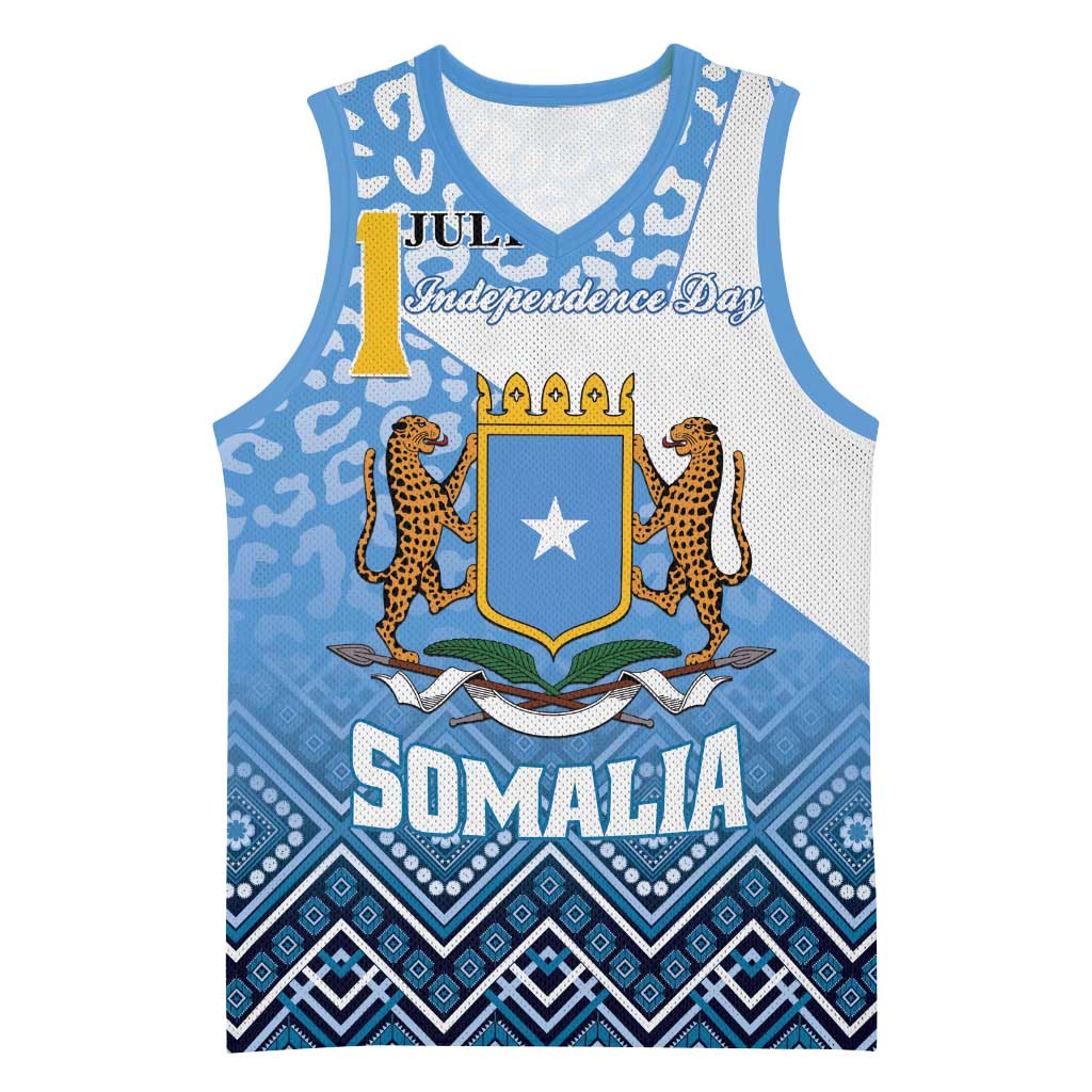 Personalized Somalia Independence Day Basketball Jersey African Leopard Pattern LT01