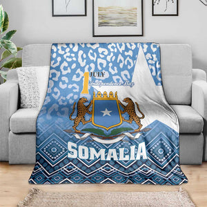 Somalia Independence Day Blanket African Leopard Pattern