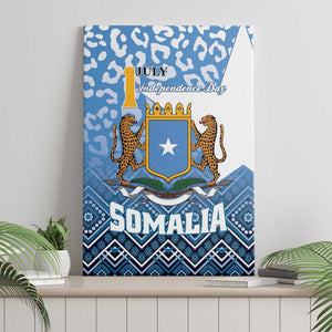 Somalia Independence Day Canvas Wall Art African Leopard Pattern