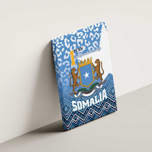 Somalia Independence Day Canvas Wall Art African Leopard Pattern