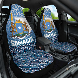 Somalia Independence Day Car Seat Cover African Leopard Pattern