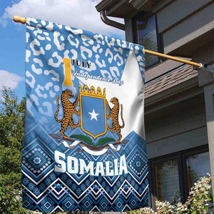 Somalia Independence Day Garden Flag African Leopard Pattern