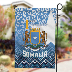 Somalia Independence Day Garden Flag African Leopard Pattern