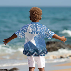 Personalized Somalia Independence Day Kid Hawaiian Shirt African Leopard Pattern