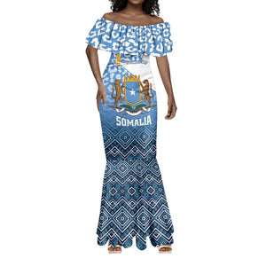 Personalized Somalia Independence Day Mermaid Dress African Leopard Pattern