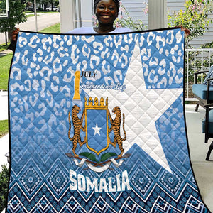 Somalia Independence Day Quilt African Leopard Pattern