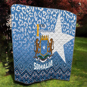 Somalia Independence Day Quilt African Leopard Pattern