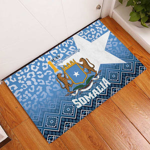 Somalia Independence Day Rubber Doormat African Leopard Pattern