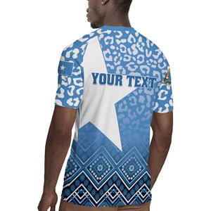 Personalized Somalia Independence Day Rugby Jersey African Leopard Pattern