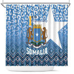 Somalia Independence Day Shower Curtain African Leopard Pattern