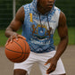 Personalized Somalia Independence Day Sleeveless Hoodie African Leopard Pattern - African Pride