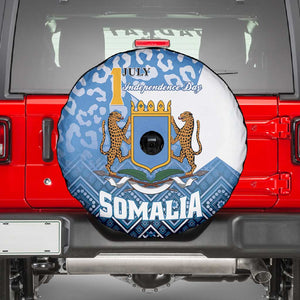 Somalia Independence Day Spare Tire Cover African Leopard Pattern