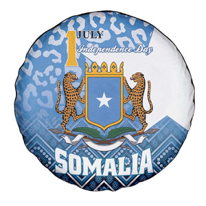 Somalia Independence Day Spare Tire Cover African Leopard Pattern