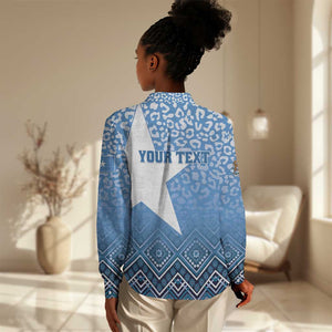 Personalized Somalia Independence Day Women Casual Shirt African Leopard Pattern