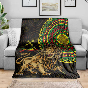 Ethiopia National Day Blanket Lion Of Judah African Pattern