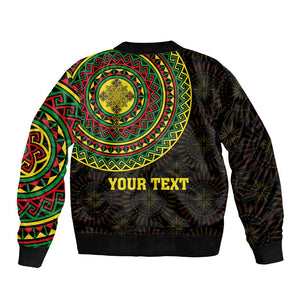 Ethiopia National Day Bomber Jacket Lion Of Judah African Pattern