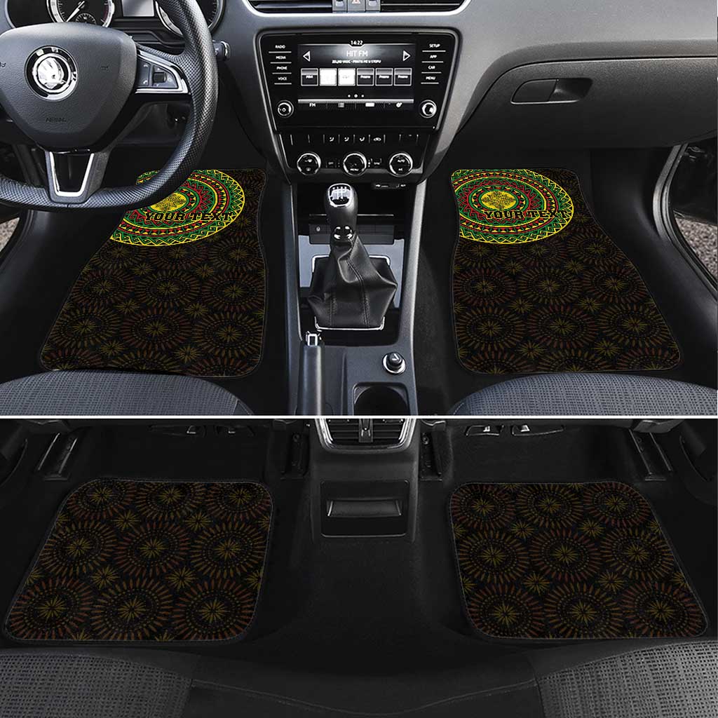 Ethiopia National Day Car Mats Lion Of Judah African Pattern