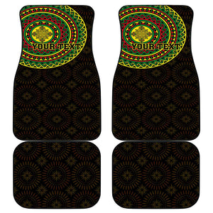 Ethiopia National Day Car Mats Lion Of Judah African Pattern