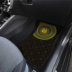 Ethiopia National Day Car Mats Lion Of Judah African Pattern