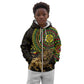 Ethiopia National Day Kid Hoodie Lion Of Judah African Pattern
