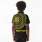 Ethiopia National Day Kid Polo Shirt Lion Of Judah African Pattern
