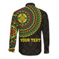 Ethiopia National Day Long Sleeve Button Shirt Lion Of Judah African Pattern