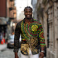 Ethiopia National Day Long Sleeve Button Shirt Lion Of Judah African Pattern