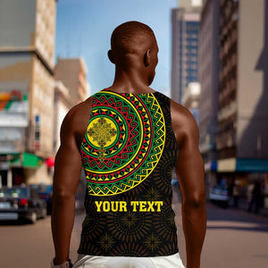 Ethiopia National Day Men Tank Top Lion Of Judah African Pattern