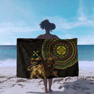 Ethiopia National Day Sarong Lion Of Judah African Pattern